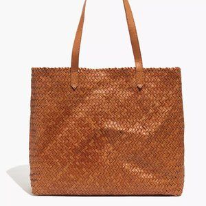 THE TRANSPORT TOTE: WOVEN LEATHER EDITION